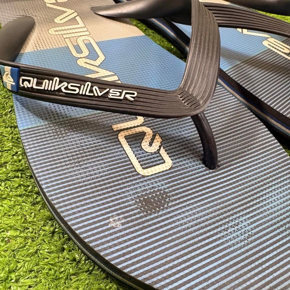 Quiksilver Men's Vacation Beach Outdoor Sandals Flip Flop Sz 12-13
